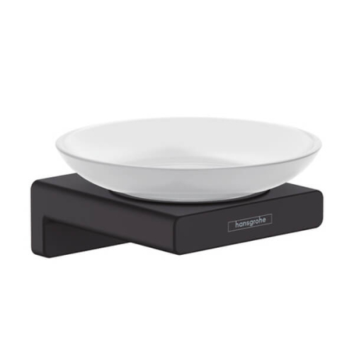 Мыльница Hansgrohe черный матовый 41746670 Мыльница Hansgrohe черный матовый 41746670